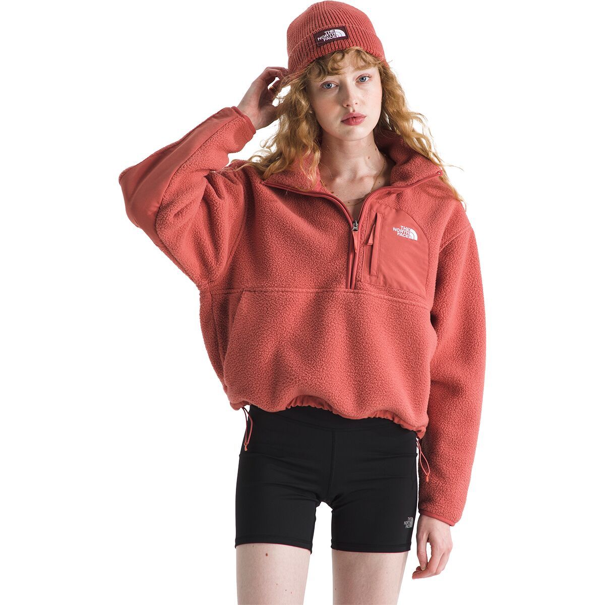 Image of The North Face Yumiori Off Peak 1/2-Zip Jacket - Women's Mars Dust, L