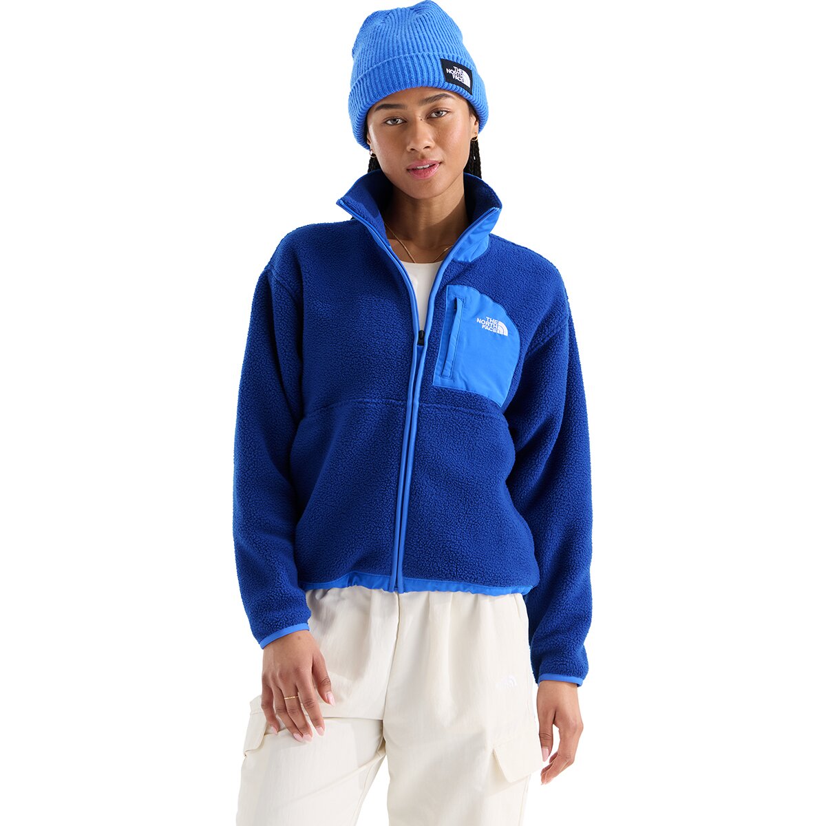 Image of The North Face Yumiori Off Peak Full-Zip Jacket - Women's Bold Blue/Active Blue, L