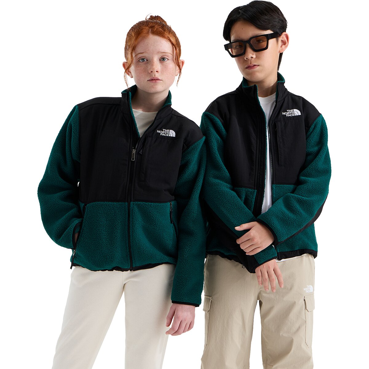 Image of The North Face Denali Jacket - Kids' Pacific Teal, XL