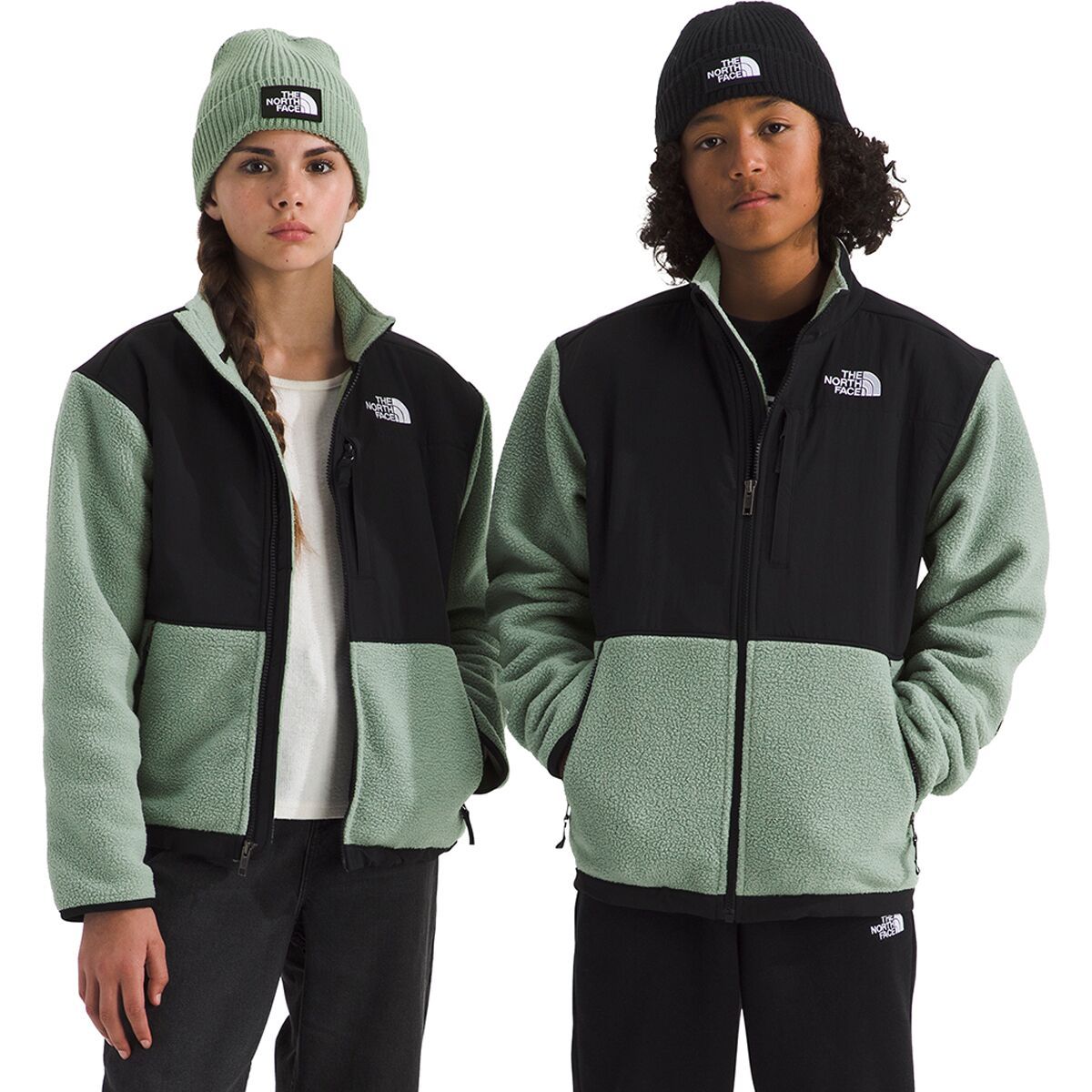 Image of The North Face Denali Jacket - Kids' Slate Moss, XS