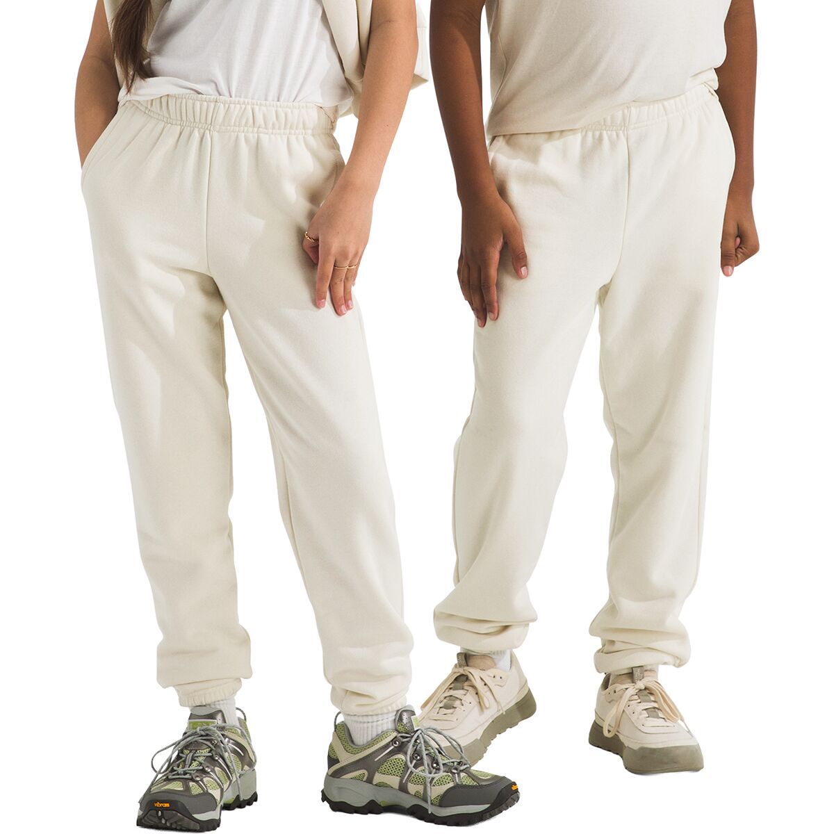 Image of The North Face Evolution Embroidered Pant - Kids' White Dune, M