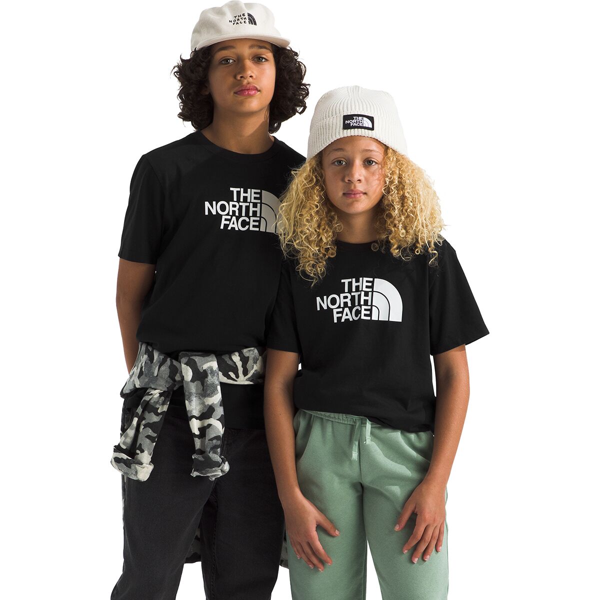 Image of The North Face Evolution Half Dome T-Shirt - Kids' TNF Black, XL
