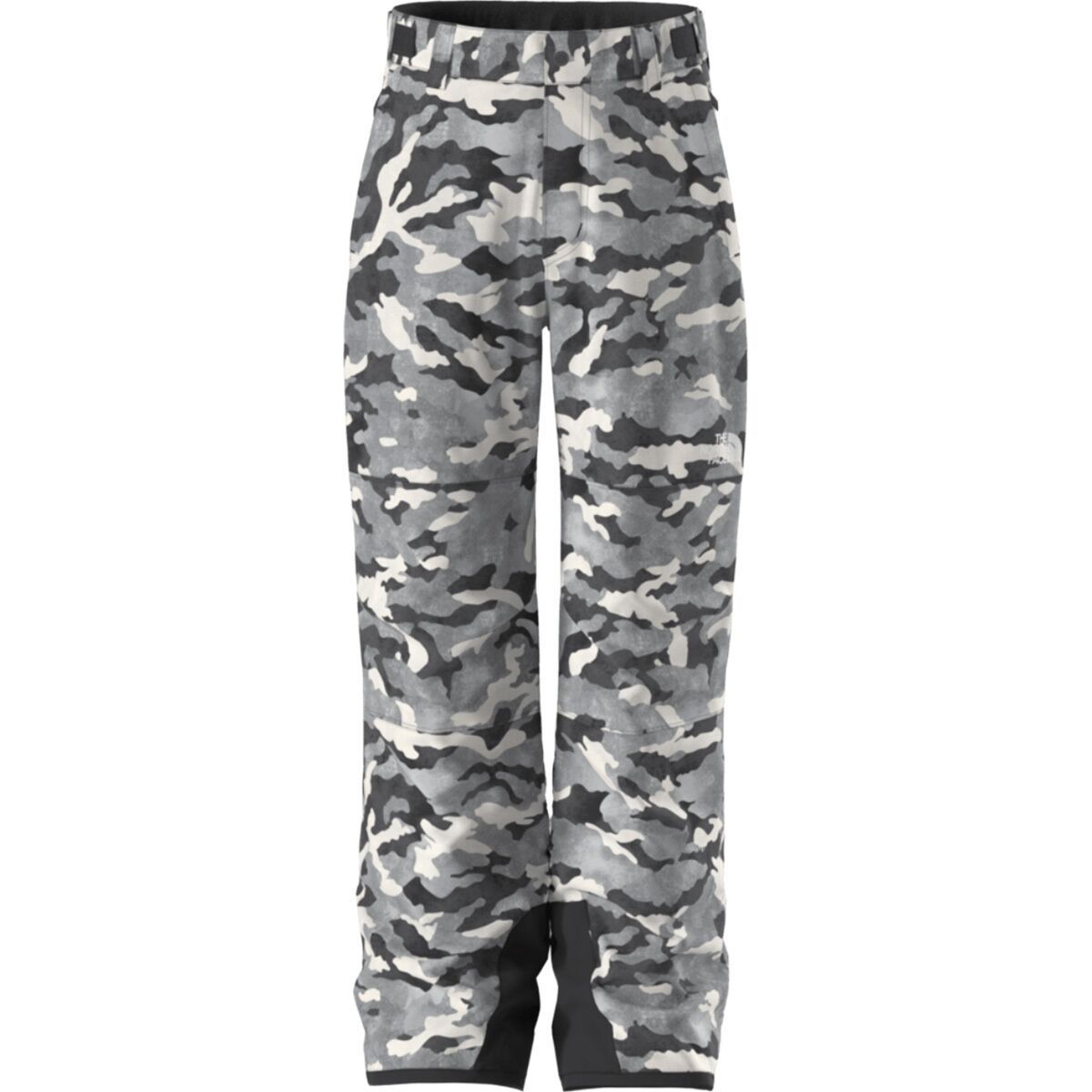 Image of The North Face Freedom Insulated Print Pant - Boys' Smoked Pearl TNF Camo Small Print, M