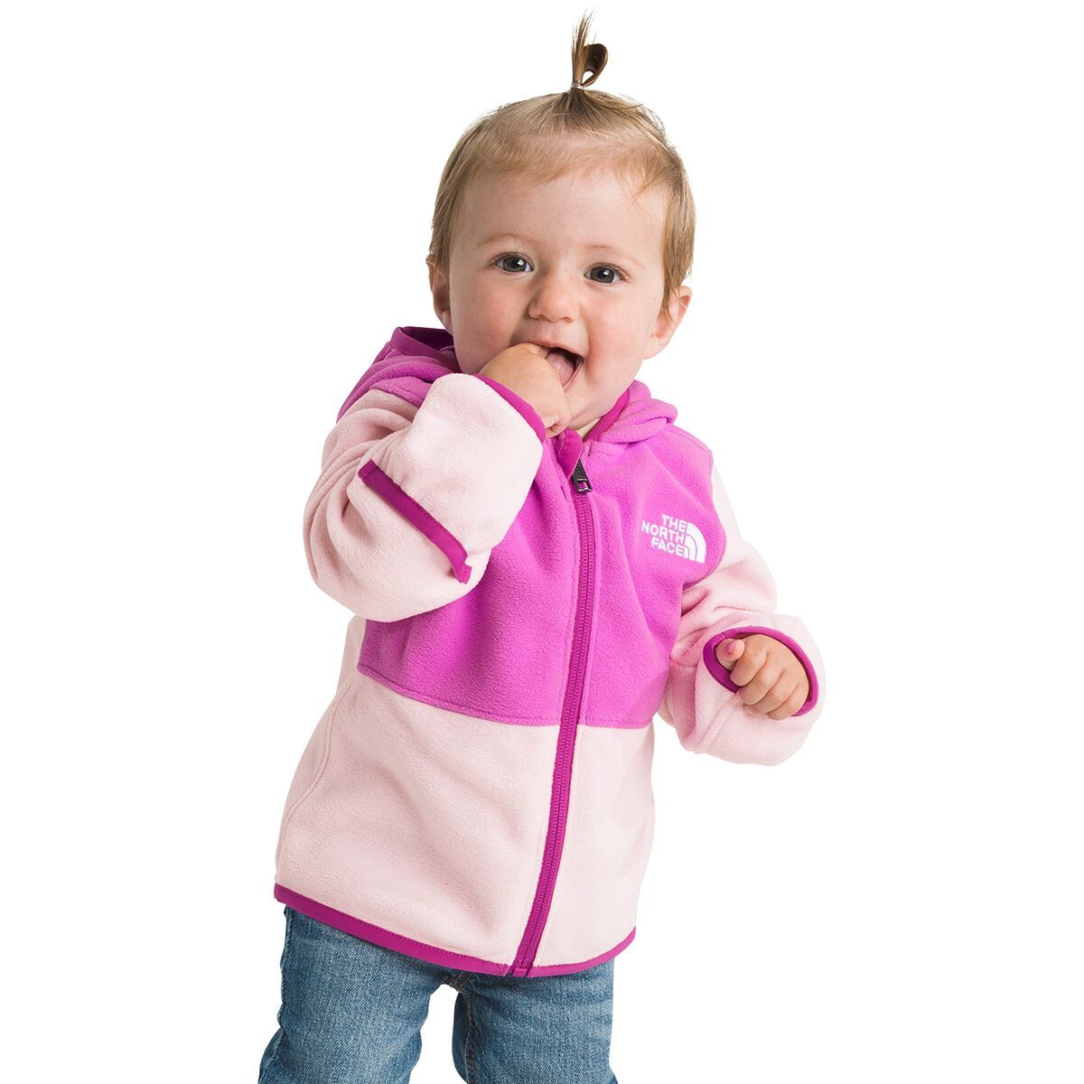 Image of The North Face Glacier Full-Zip Hoodie - Infants' Violet Crocus/Pale Blossom, 6M
