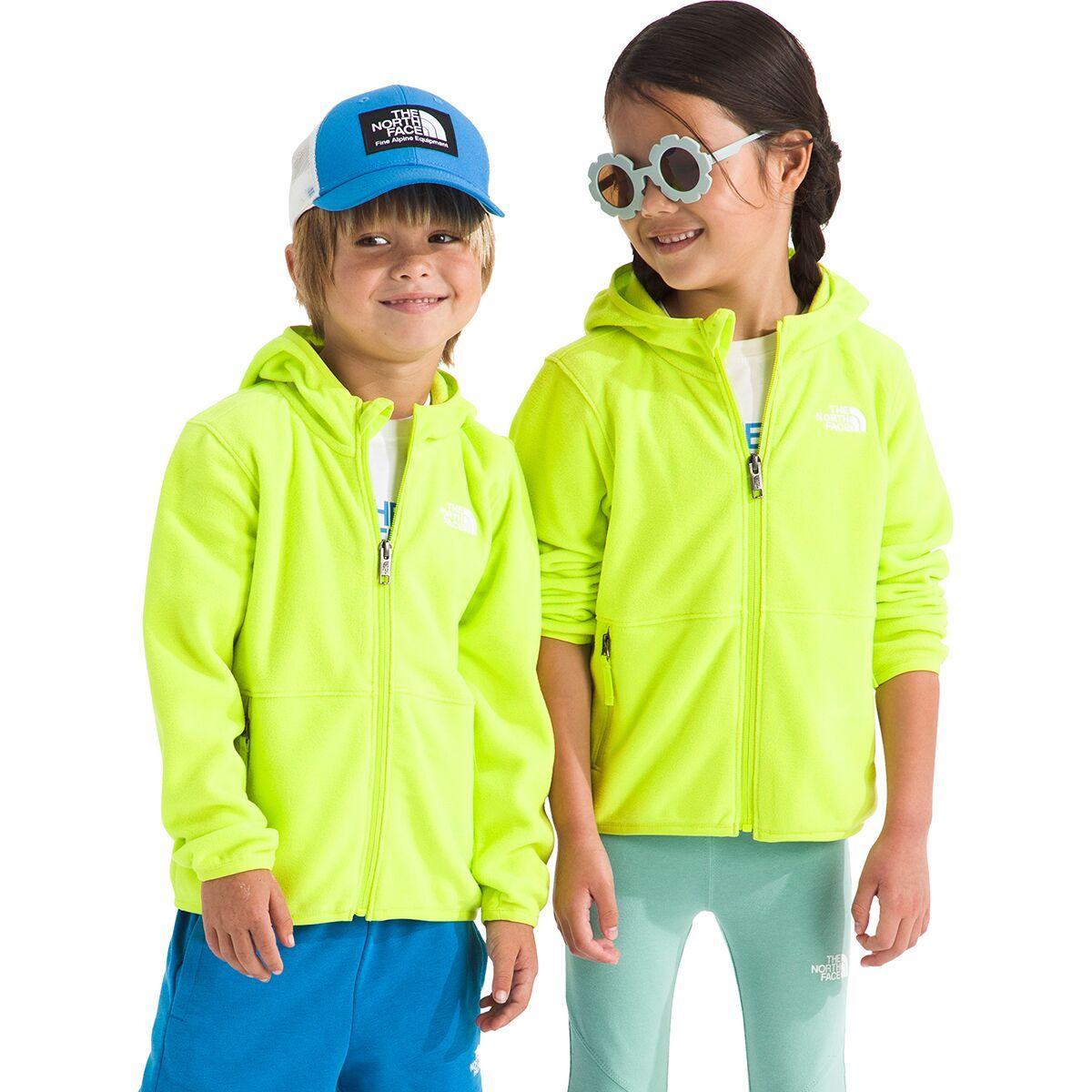 Image of The North Face Glacier Full-Zip Hoodie - Toddlers' Fizz Lime, 3T