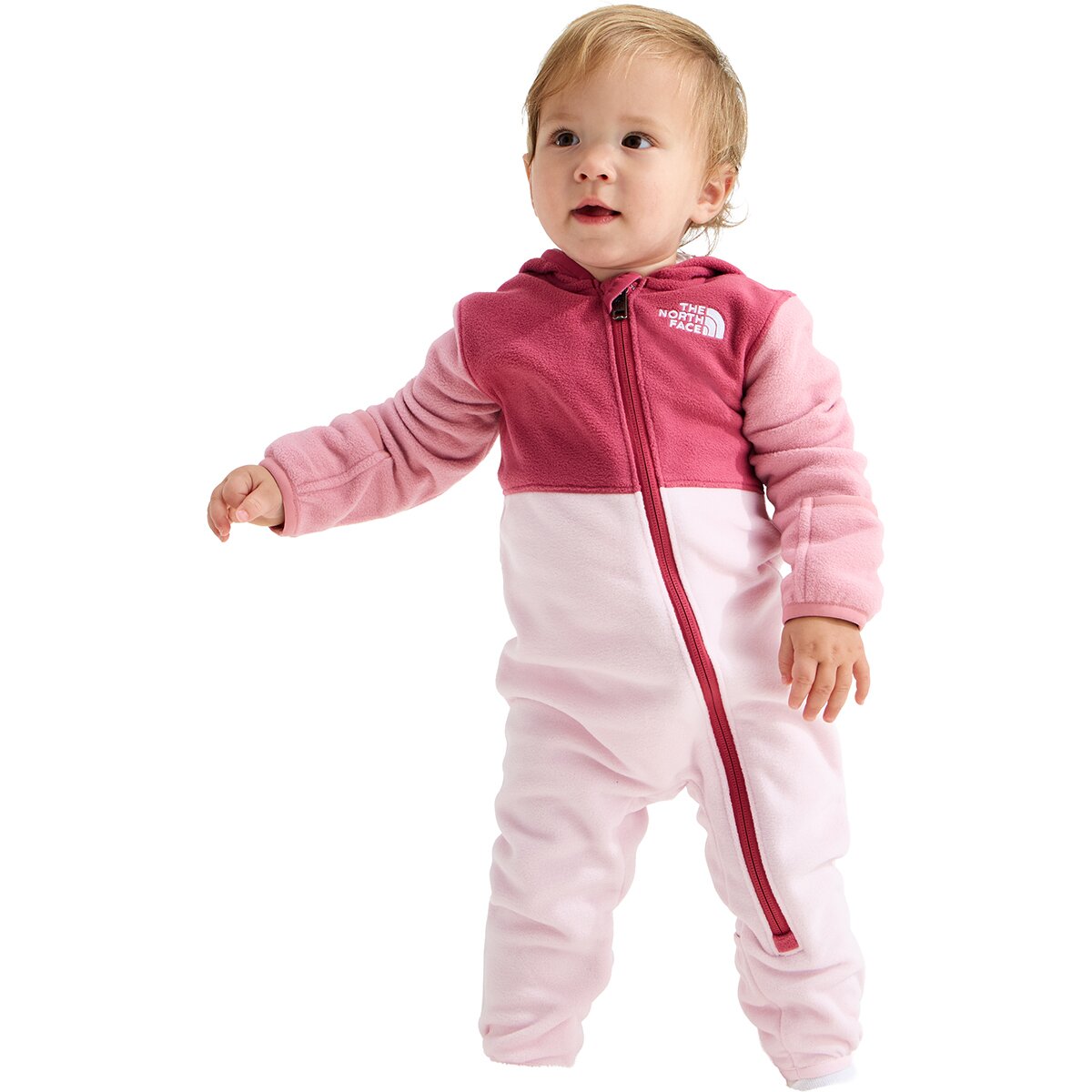 Image of The North Face Glacier One-Piece Bunting - Infants' Fermented Clay/Pale Blossom/Primrose, 3M