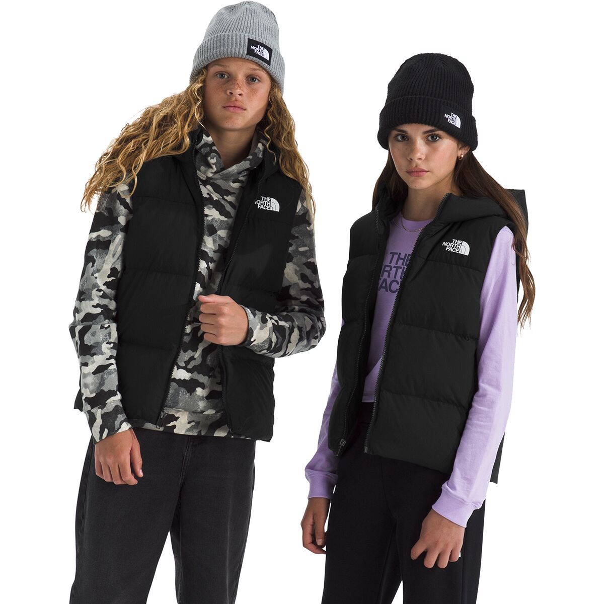 Image of The North Face North Down Hooded Vest - Kids' TNF Black, XXL