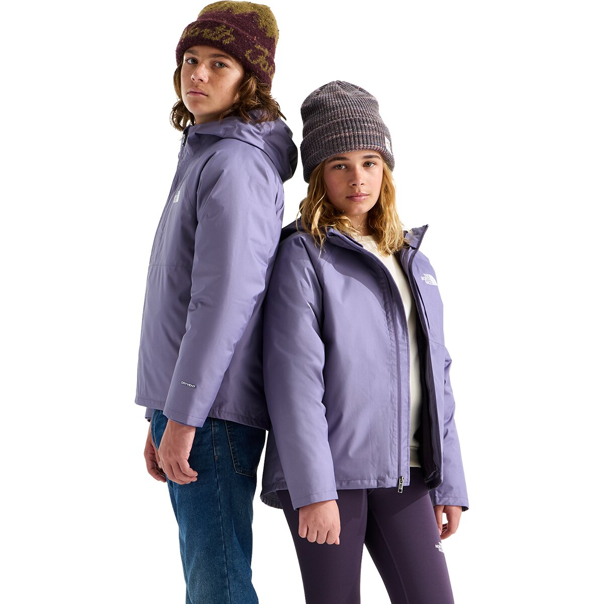 Image of The North Face Perrito 4-N-1 Hooded Jacket - Kids' Grounded Plum, L