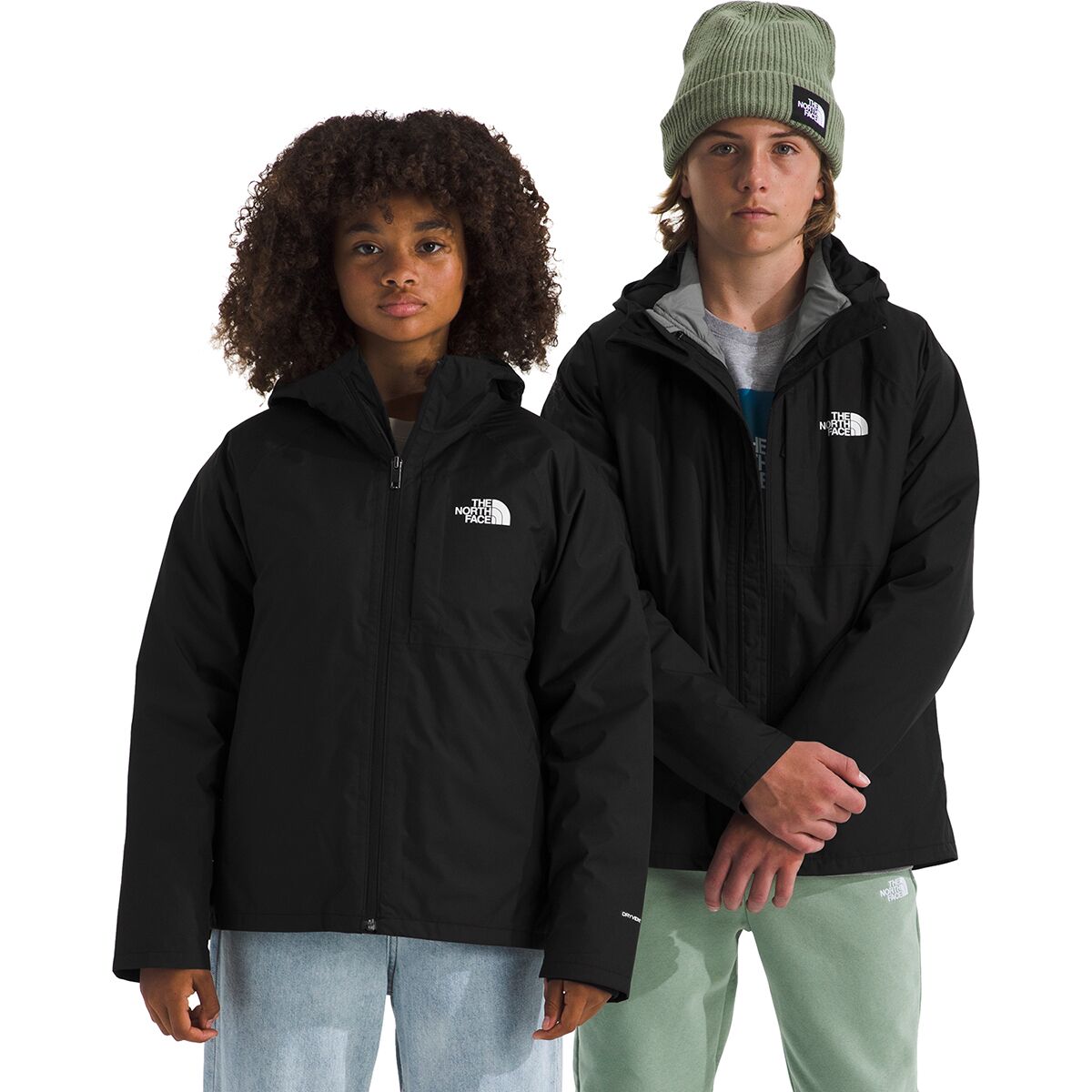 Image of The North Face Perrito 4-N-1 Hooded Jacket - Kids' TNF Black, XL