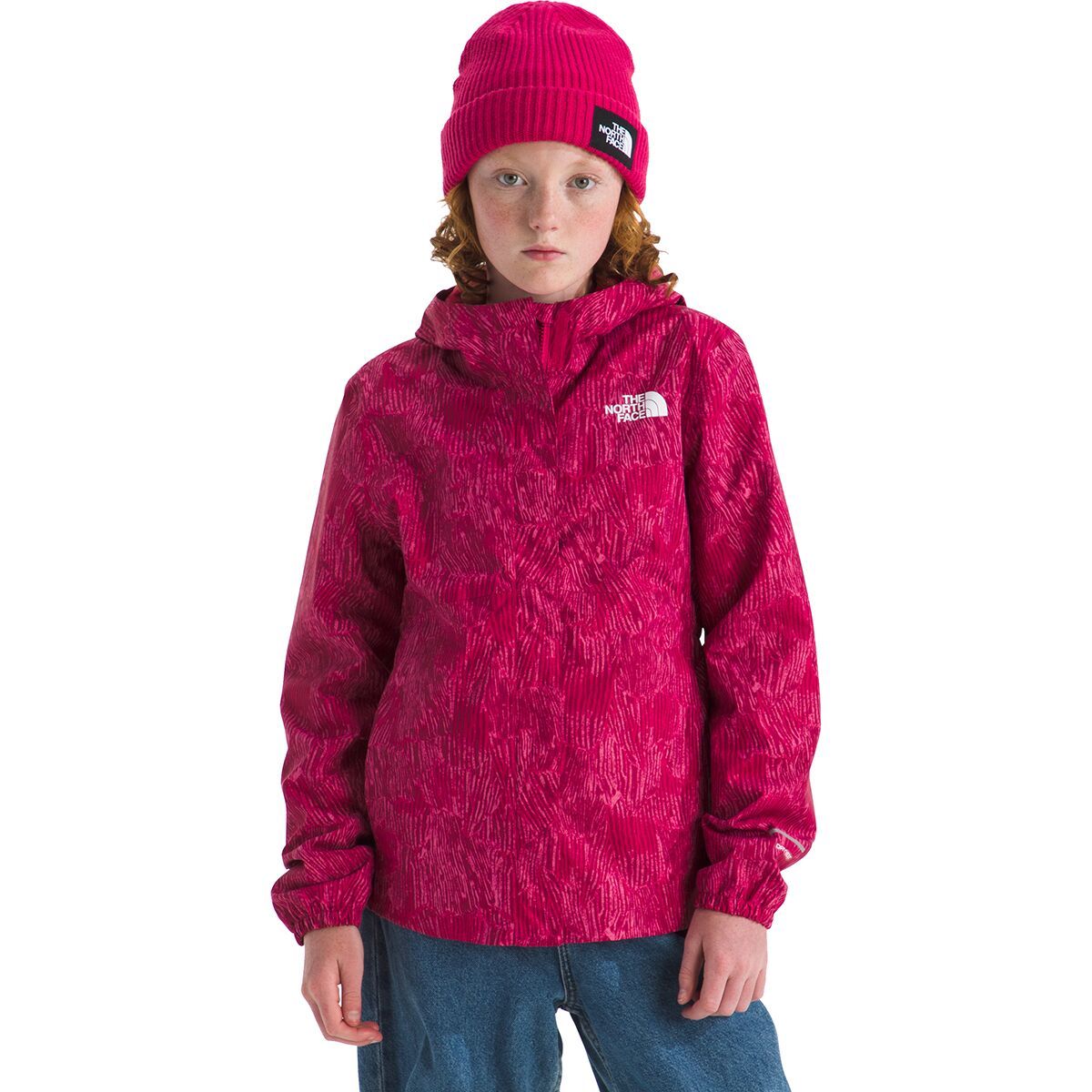 Image of The North Face Antora Print Rain Jacket - Girls' Lali Guran Regenerative Ink Print, XL