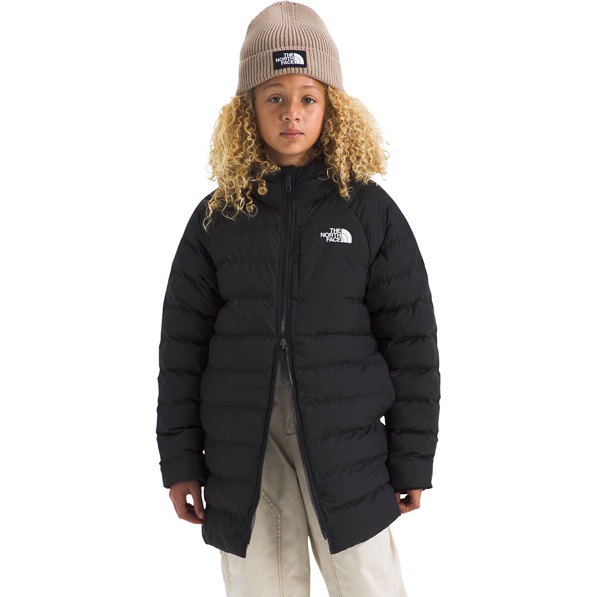 Image of The North Face Reversible Perrito Parka - Girls' TNF Black, S