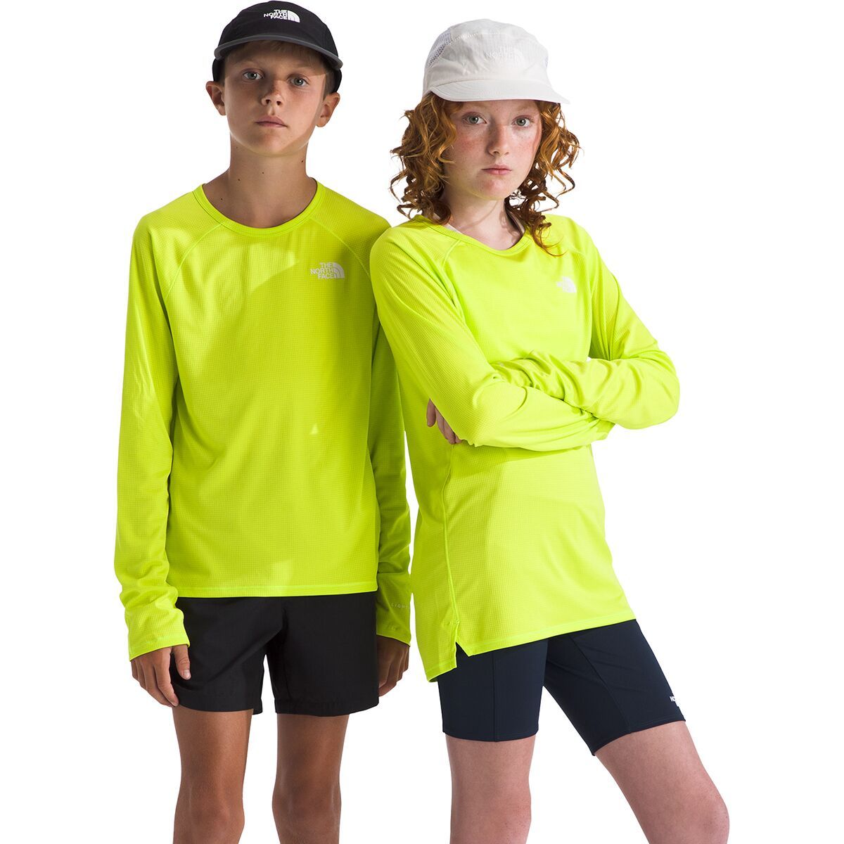 Image of The North Face Sunriser Long-Sleeve T-Shirt - Kids' Fizz Lime, M