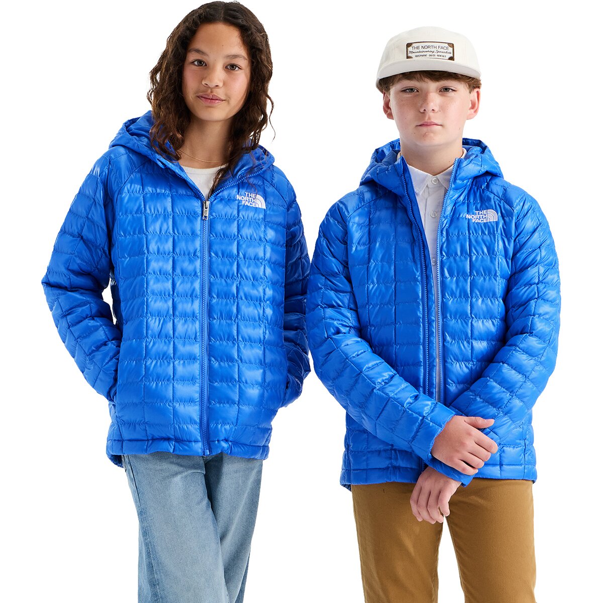Image of The North Face ThermoBall Hooded Jacket - Kids' Active Blue, S