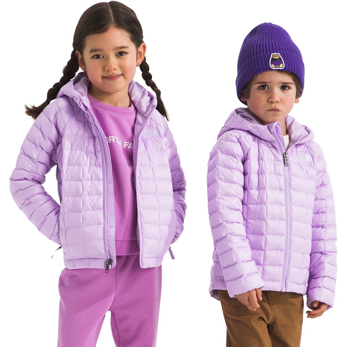 Image of The North Face ThermoBall Hooded Jacket - Toddlers' Lite Lilac, 5T
