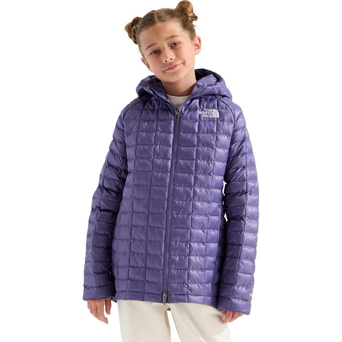 Image of The North Face Thermoball Parka - Girls' Grounded Plum, XL