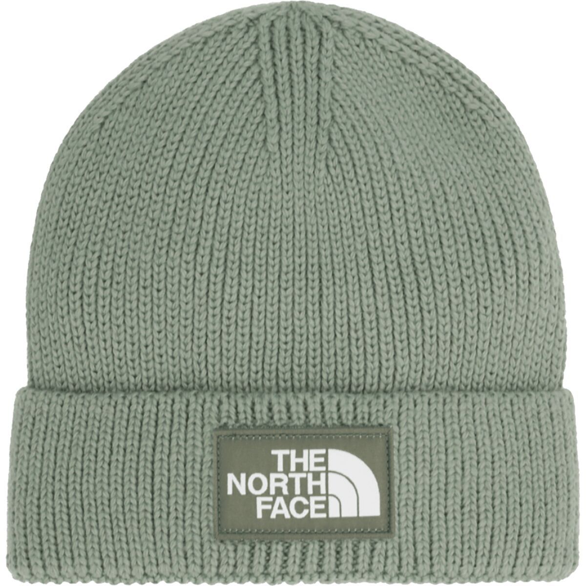 The North Face Logo Box Cuffed Beanie Slate Moss/Bark Mist, One Size