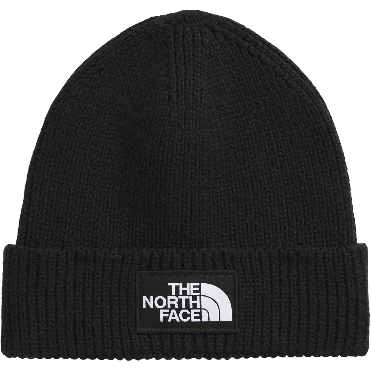 Image of The North Face Logo Box Cuffed Beanie TNF Black, One Size