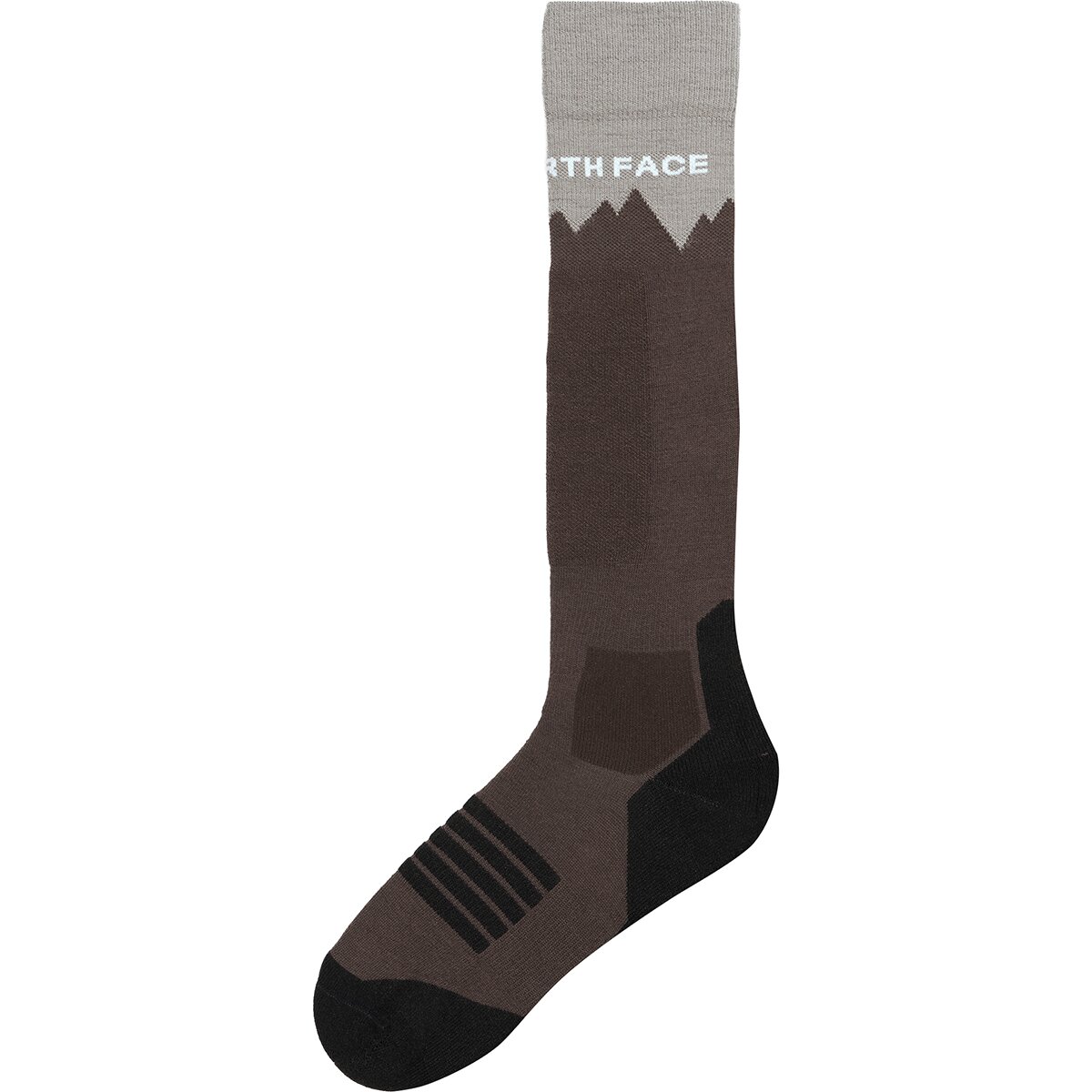 Image of The North Face Mountain Resort Ski Sock Stone Slab/Smokey Brown, M