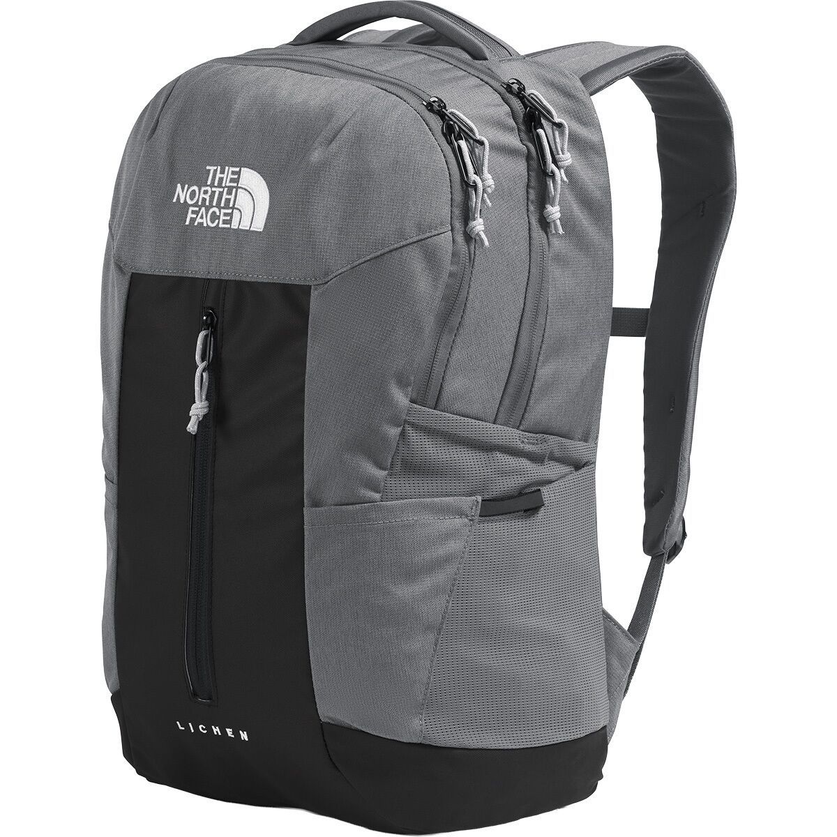 Image of The North Face Lichen Daypack Smoked Pearl Dark Heather/TNF Black, One Size
