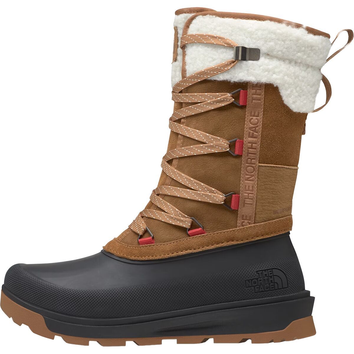 Image of The North Face Shellista VI Mid WP Boot - Women's Timber Tan/TNF Black, 8.0