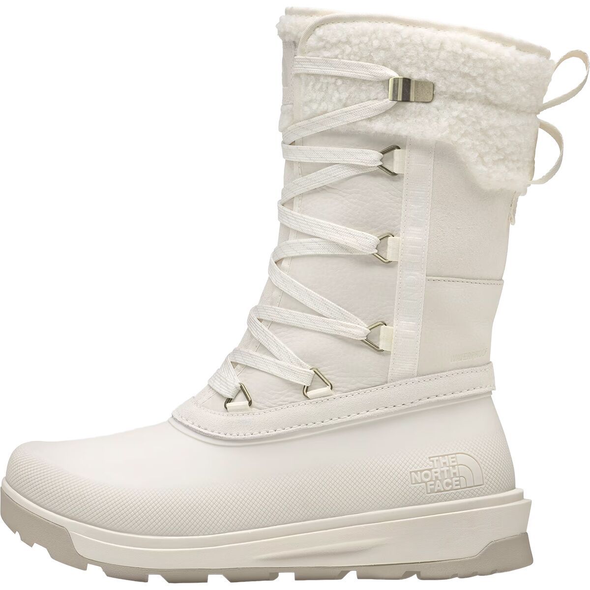 Image of The North Face Shellista VI Mid WP Boot - Women's White Dune/White Dune, 7.5