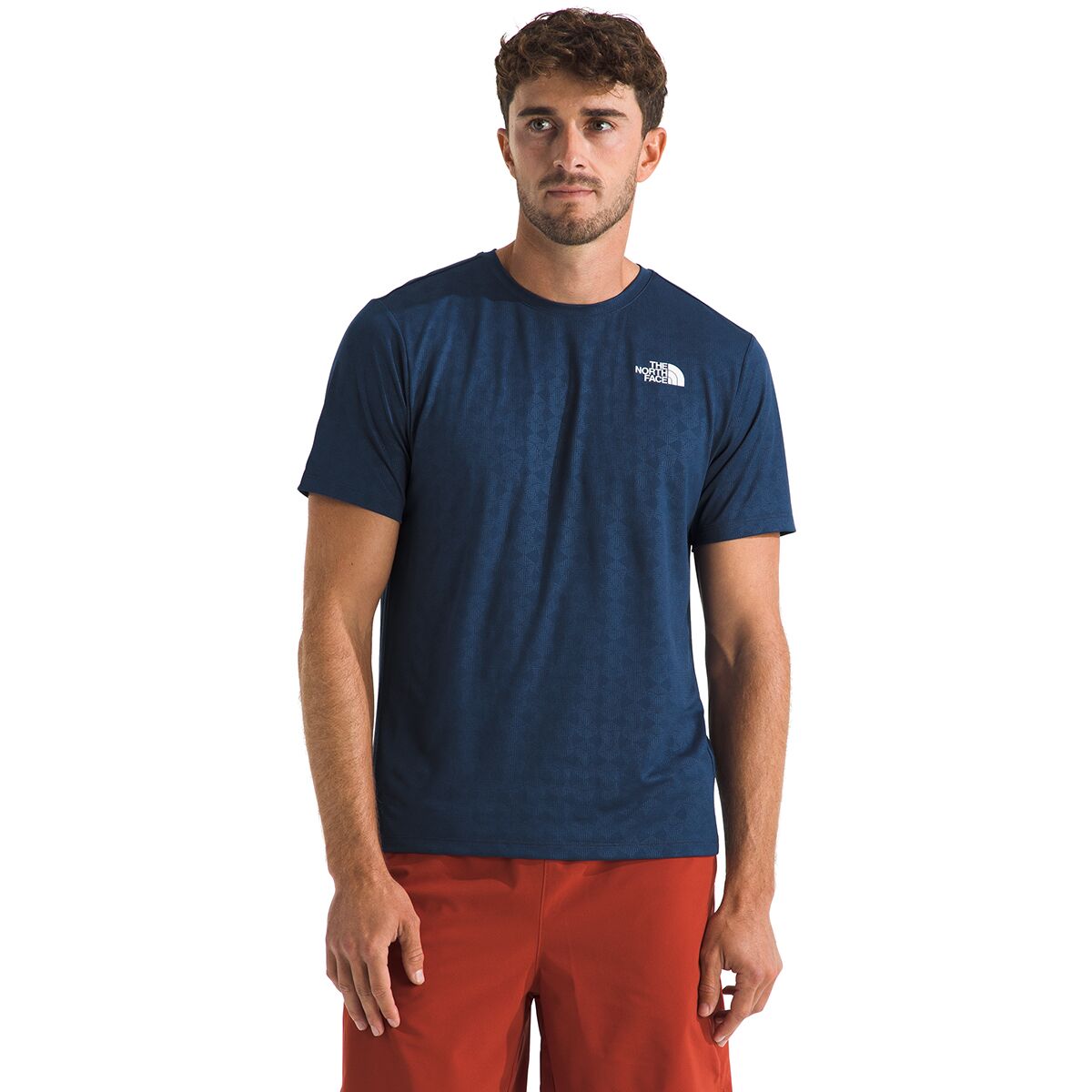 Image of The North Face 24/7 Pentadome Embossed Reg T-Shirt - Men's Estate Blue, S