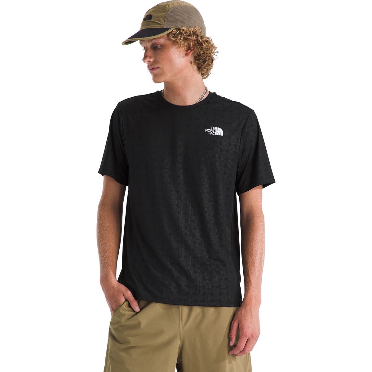 Image of The North Face 24/7 Pentadome Embossed Reg T-Shirt - Men's TNF Black, L
