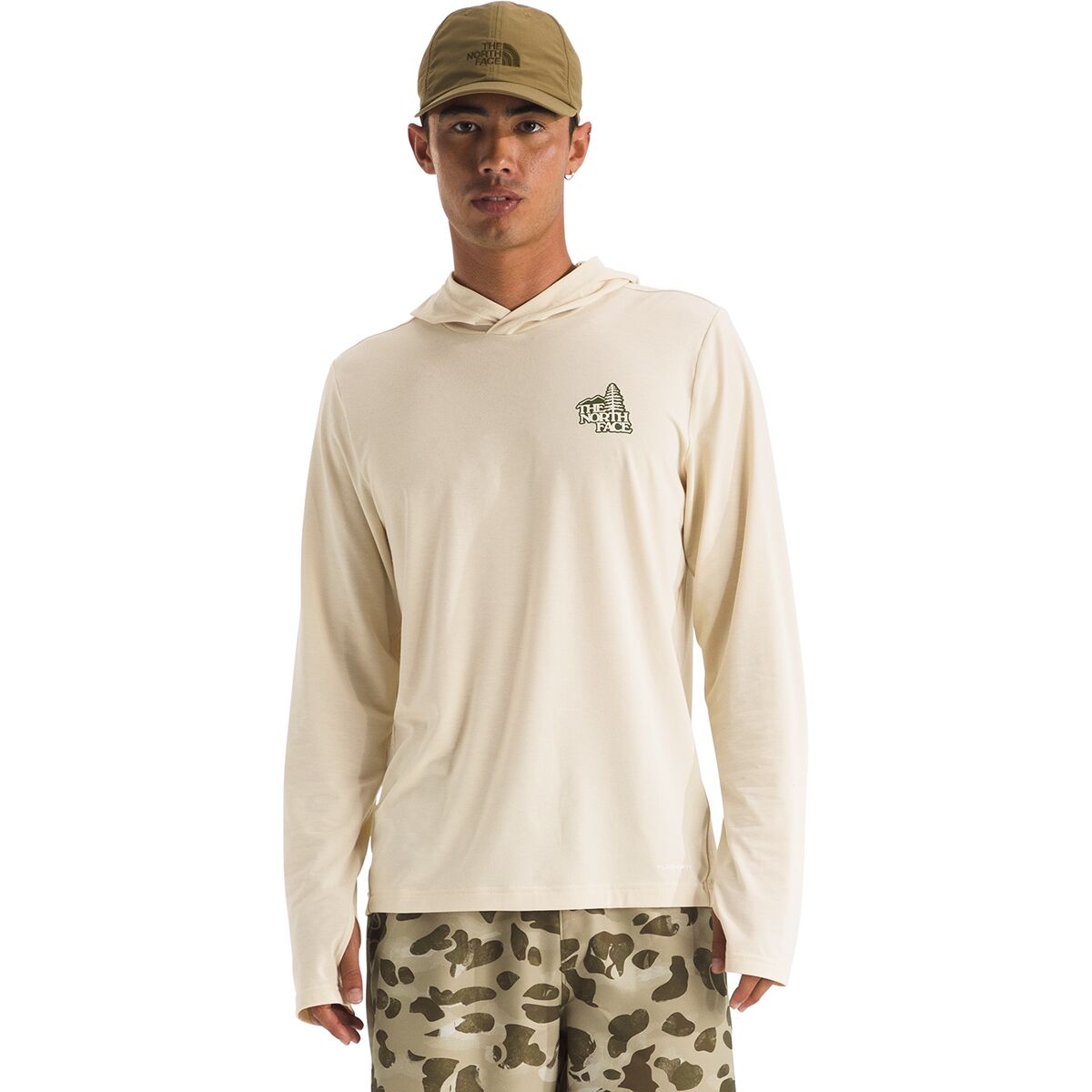 Image of The North Face Adventure Keep Climbin' Hoodie- Men's Desert Stone, M