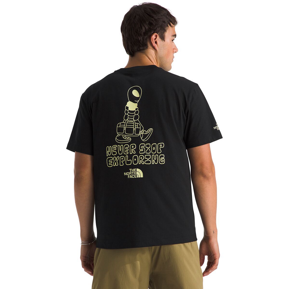Image of The North Face Alien Relaxed Graphic Short-Sleeve T-Shirt - Men's TNF Black, M