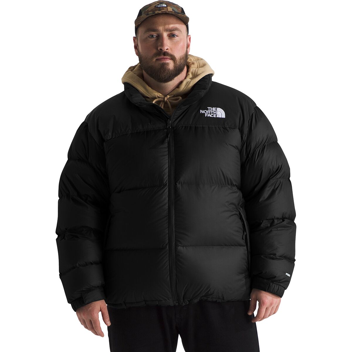 Image of The North Face Big 1996 Retro Nuptse Jacket - Men's TNF Black/Recycled Down, 2X