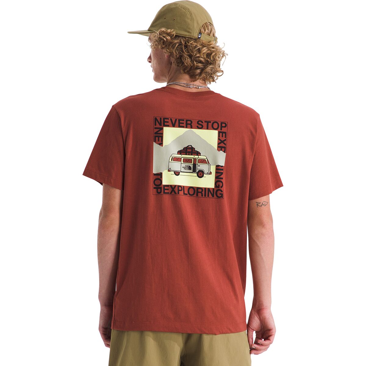 Image of The North Face Escape The City Regular Short-Sleeve T-Shirt - Men's Iron Clay, S