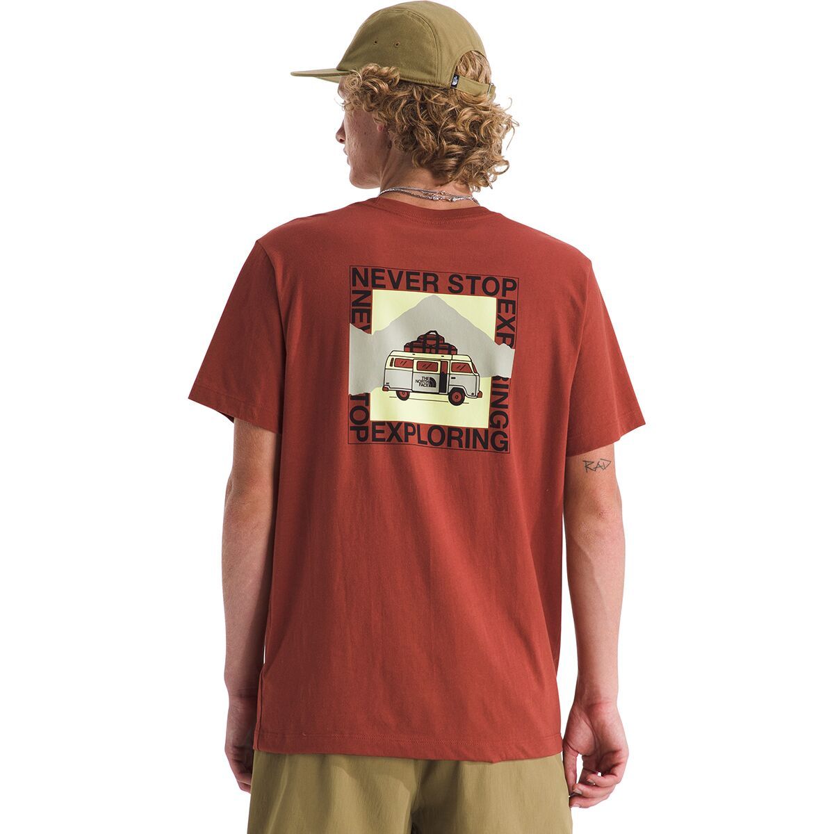 Image of The North Face Escape The City Regular Short-Sleeve T-Shirt - Men's Iron Clay, S