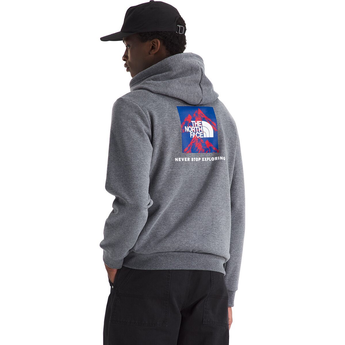 Image of The North Face Explorin' The USA Regular Hoodie - Men's TNF Mid Grey Heather, M