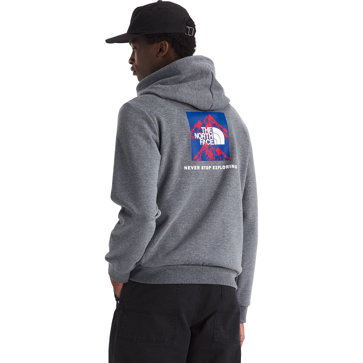 Image of The North Face Explorin' The USA Regular Hoodie - Men's TNF Mid Grey Heather, L
