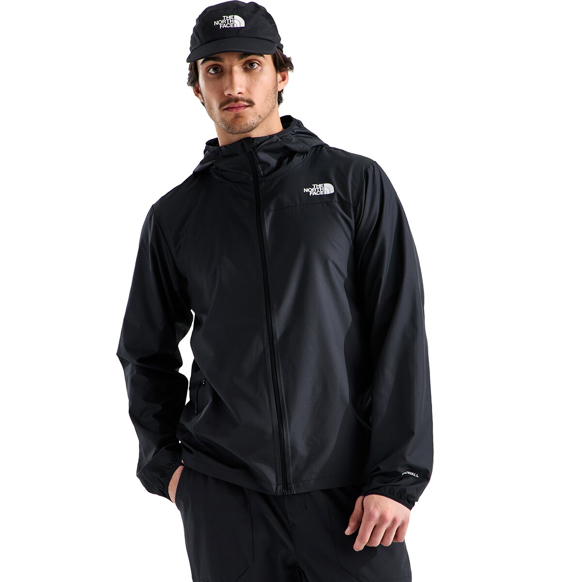 Image of The North Face Fontanales Wind Jacket - Men's TNF Black, L
