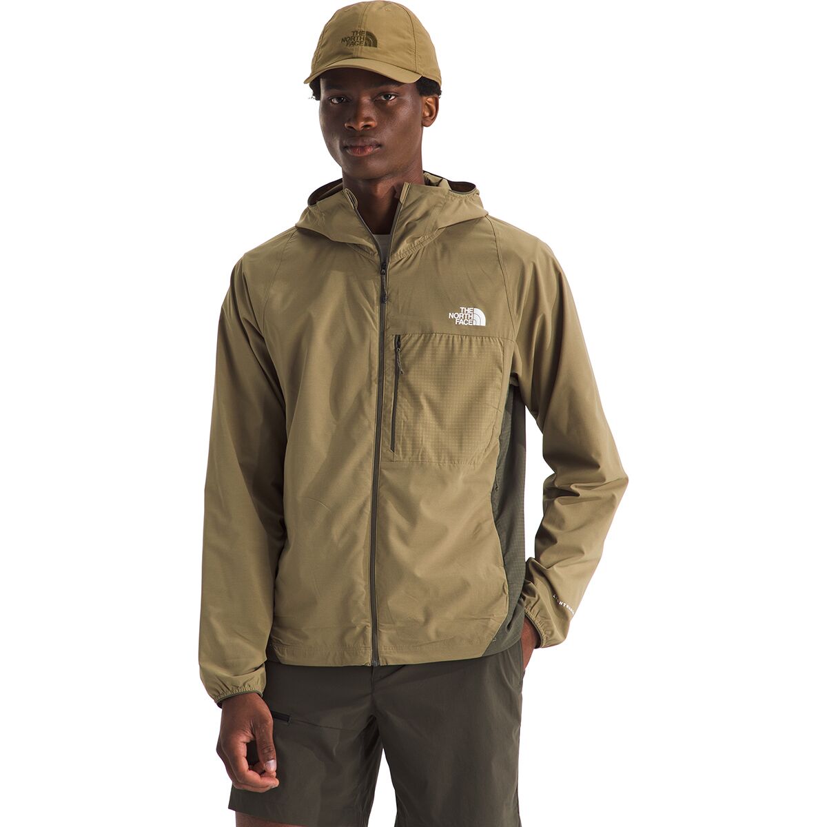 Image of The North Face LIGHTRANGE Woven Jacket - Men's Cedar/New Taupe Green, XL