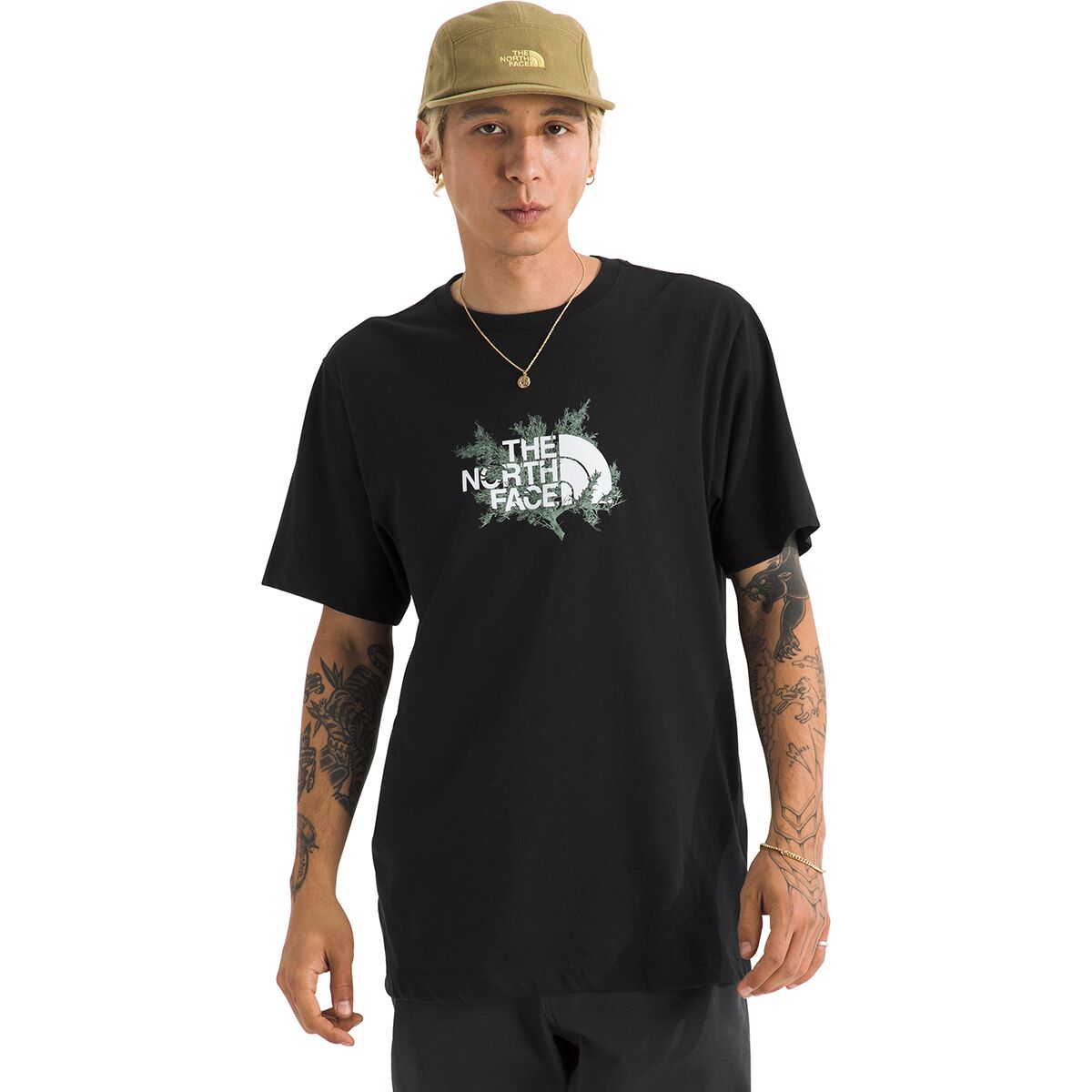 Image of The North Face Meadow Mist Regular Short-Sleeve T-Shirt - Men's TNF Black, XL