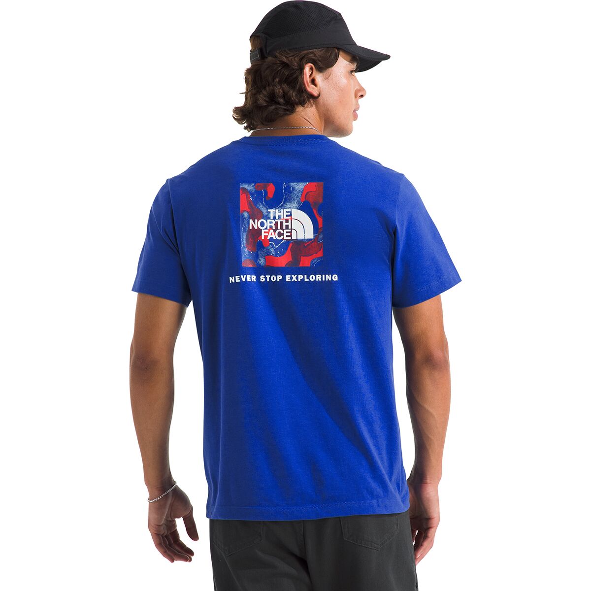Image of The North Face Red White & Blue Regular Short-Sleeve T-Shirt - Men's TNF Blue, L