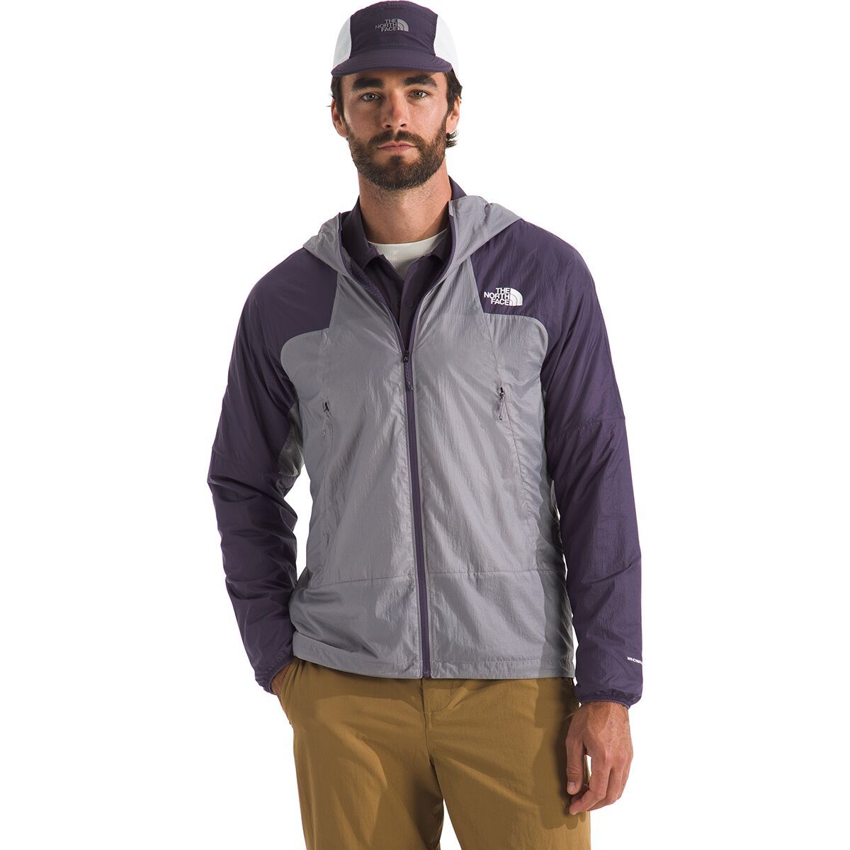 Image of The North Face Ridgelite FUTUREFLEECE Wind Jacket - Men's Transcendent Grey/Endless Dusk, M