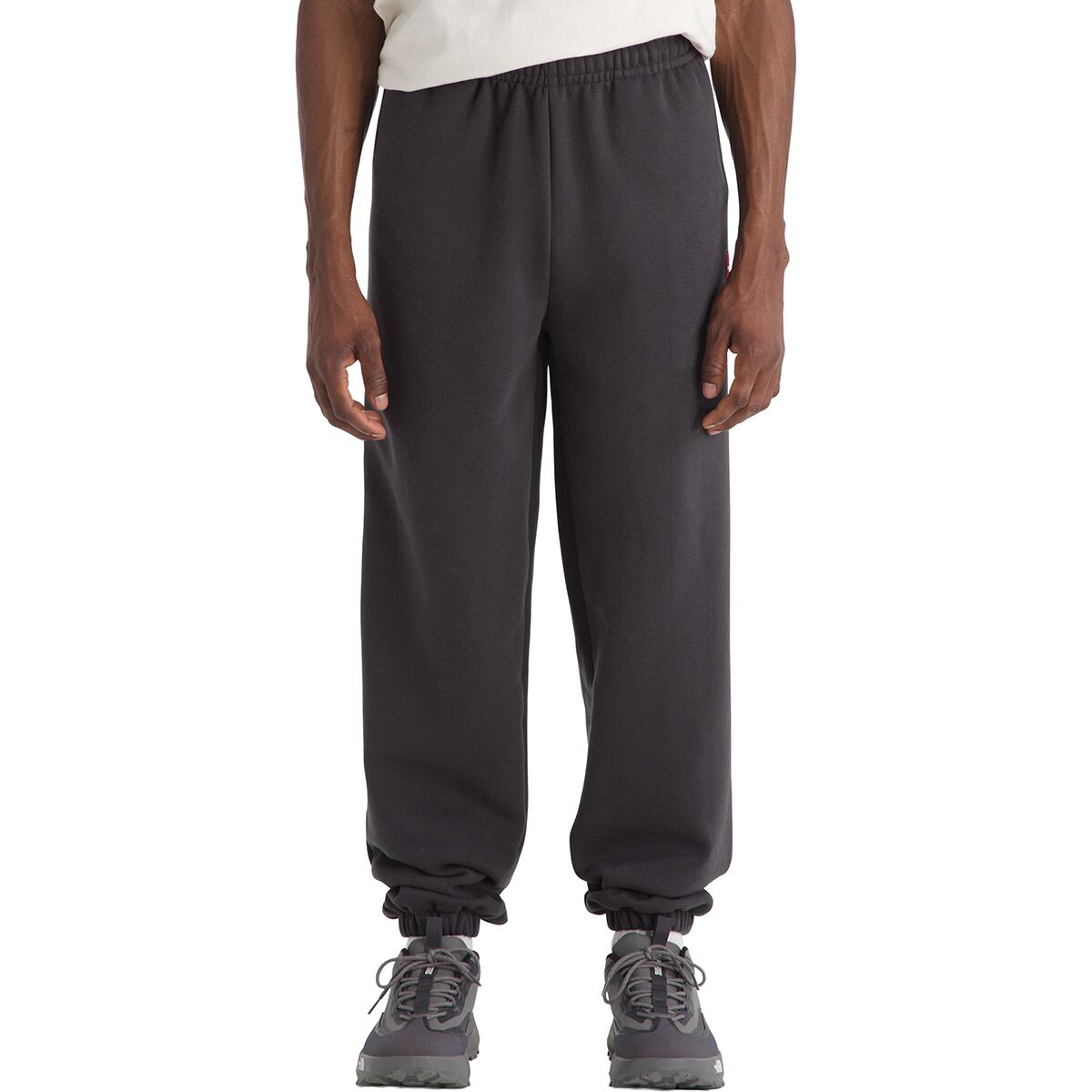 Image of The North Face TNF Red Box Sweatpants - Men's Obsidian, L/Reg