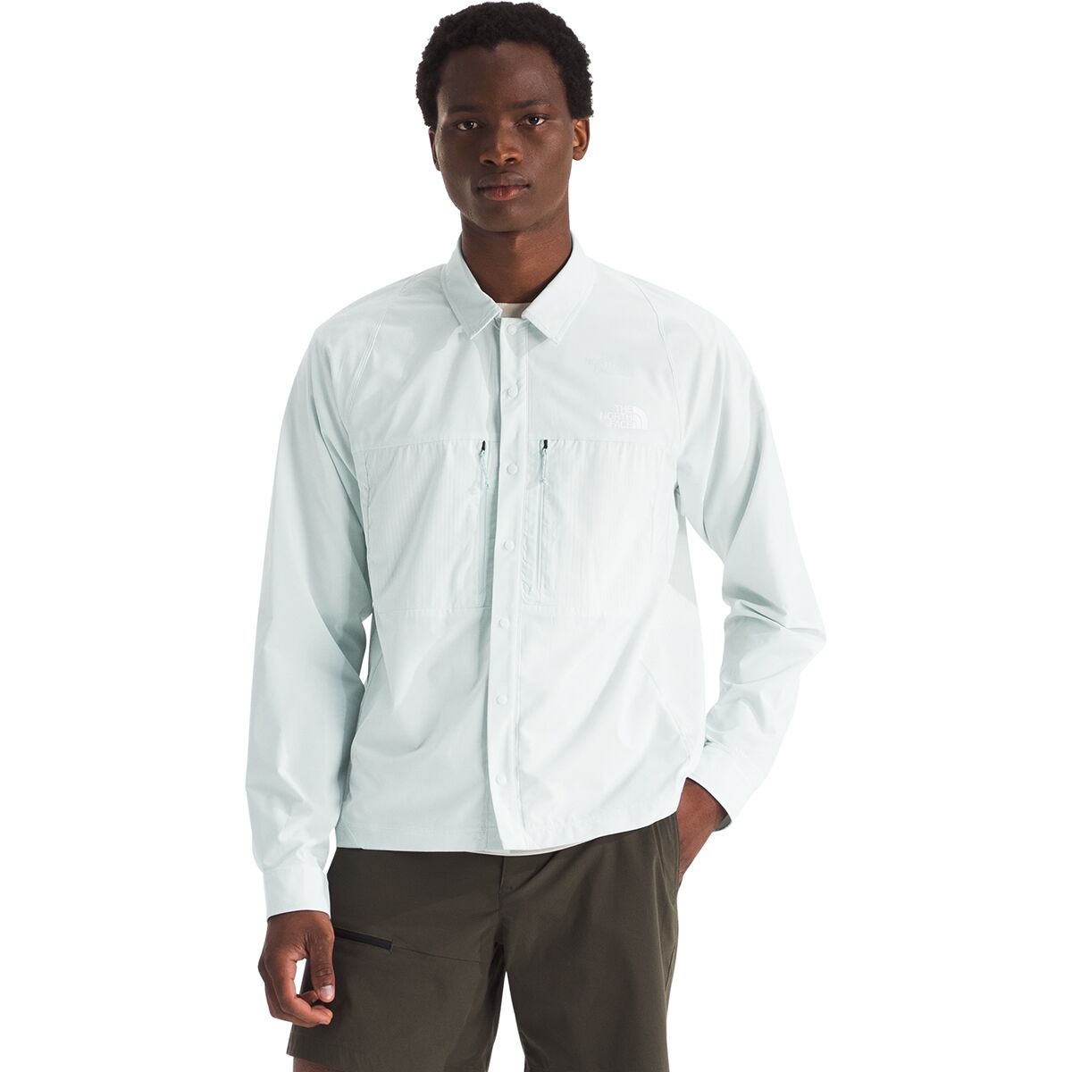 Image of The North Face Trail LIGHTRANGE Long-Sleeve Shirt - Men's Pearl Stone, XXL