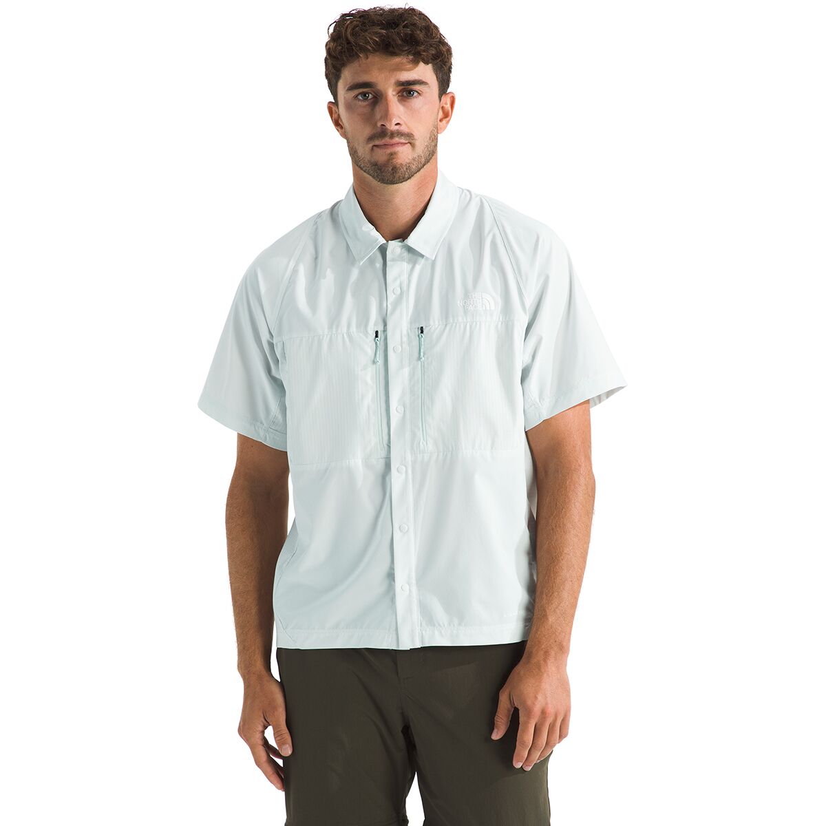 Image of The North Face Trail LIGHTRANGE Short-Sleeve Shirt - Men's Pearl Stone, XL