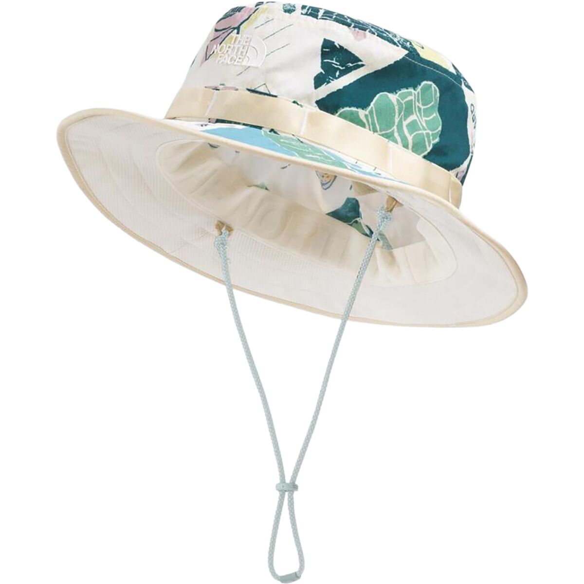 Image of The North Face Class V Brimmer Hat Opal Frost TNF Postcards Print, S/M
