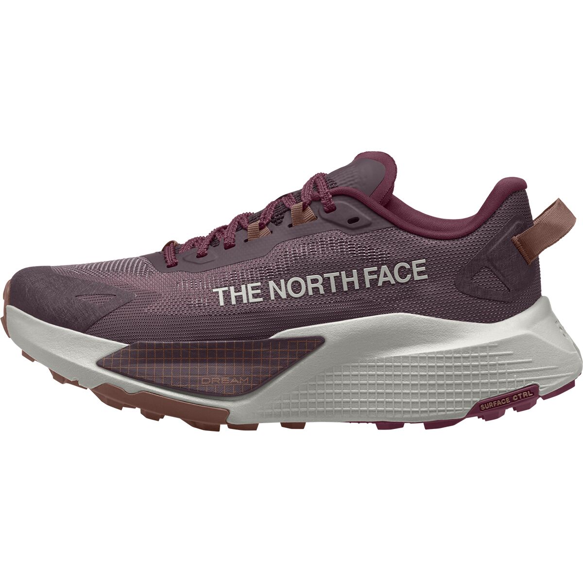 Image of The North Face Altamesa 500 V2 Trail Running Shoe - Women's Deep Burgundy/Cumulus Cloud, 9.0