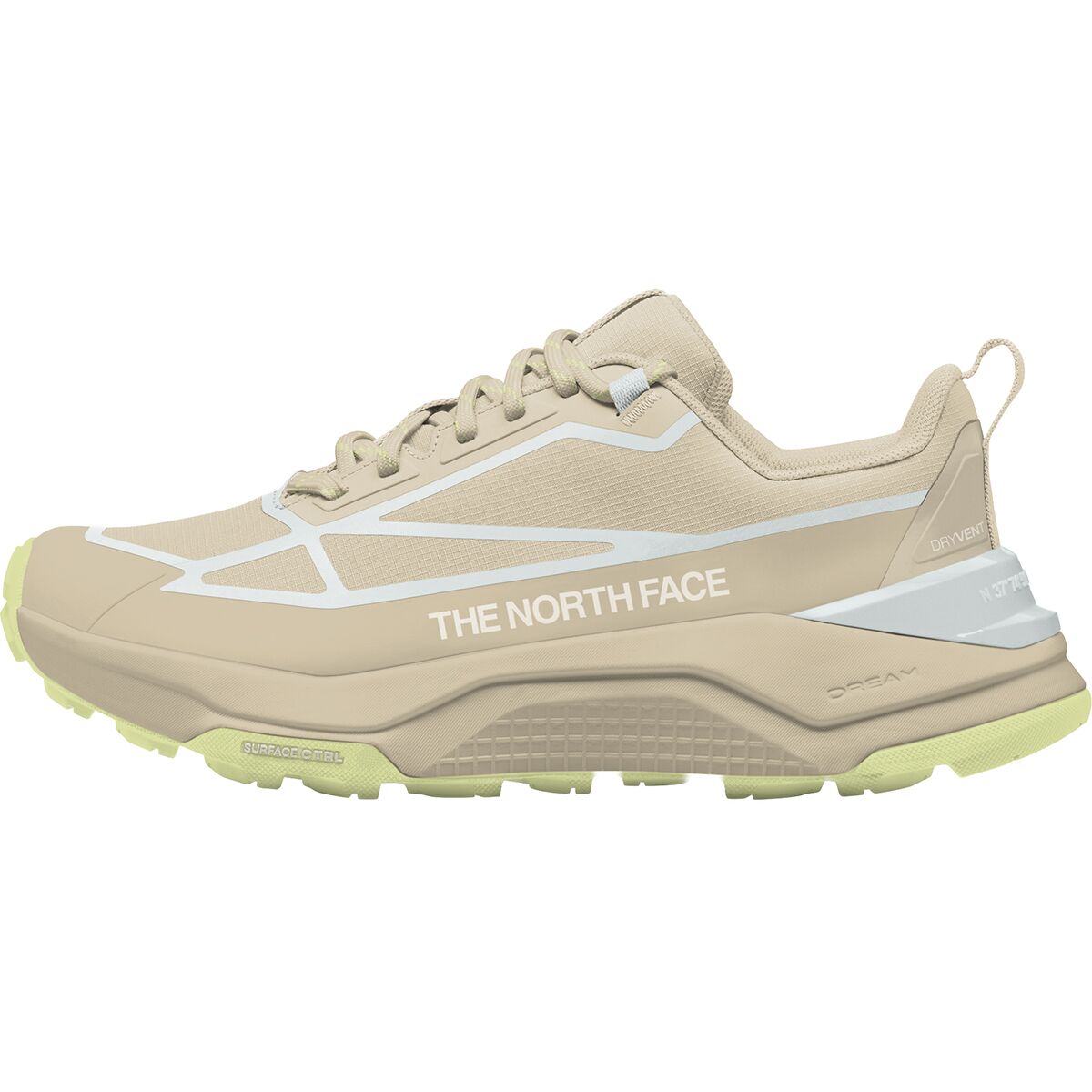 Image of The North Face Fastpack WP Hiking Shoe - Women's Desert Stone/Lemon Mist, 7.0