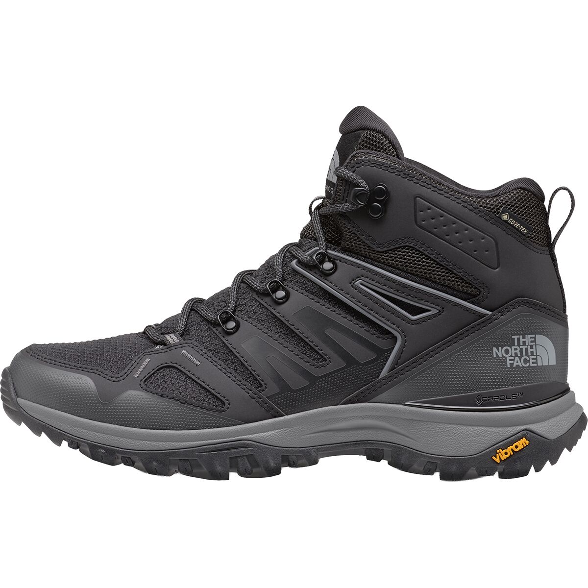 Image of The North Face Hedgehog Mid GORE-TEX Hiking Boot - Men's TNF Black/Asphalt Grey, 10.5