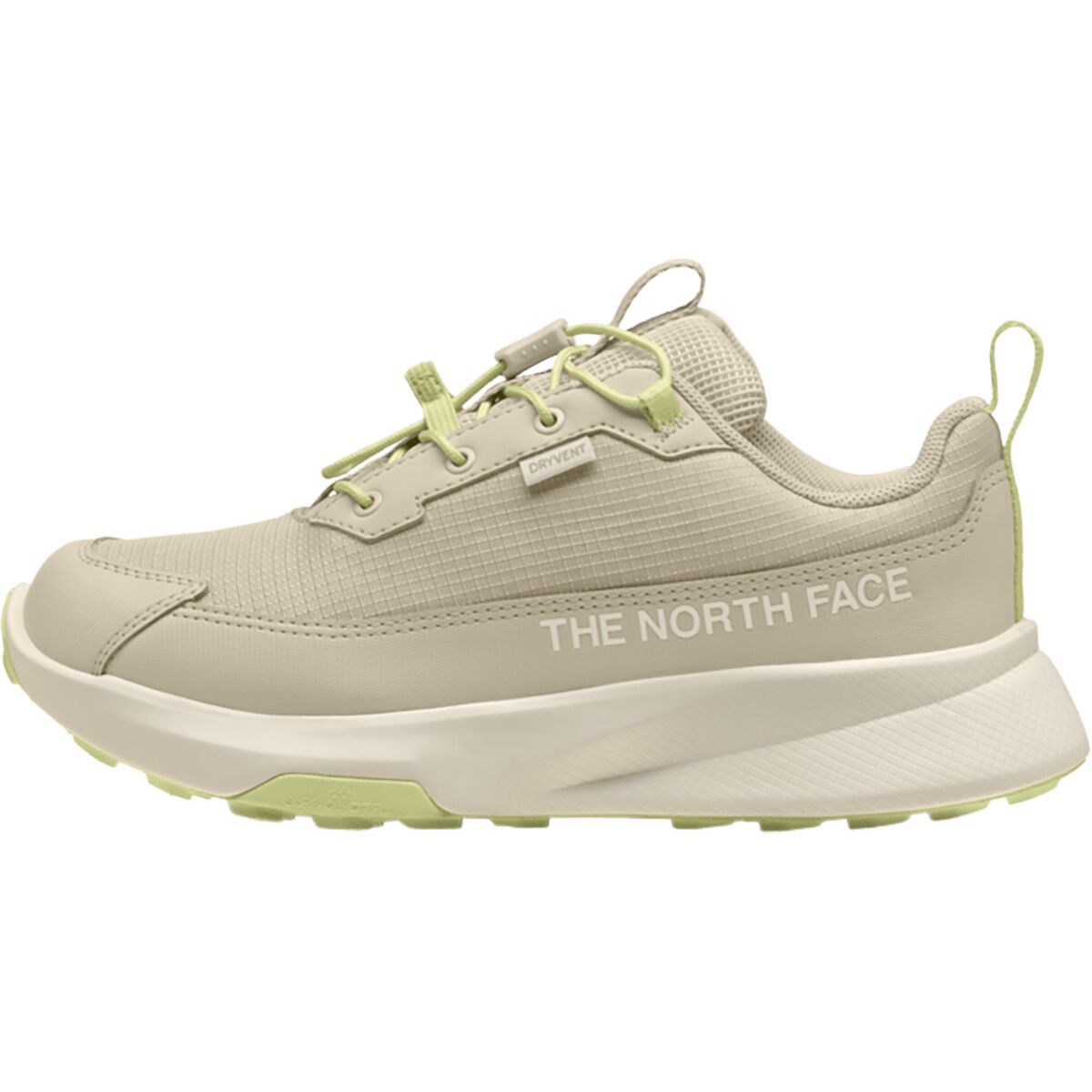 Image of The North Face Fastpack II Waterproof Hiking Shoe - Kids' Desert Stone/Lemon Mist, 10
