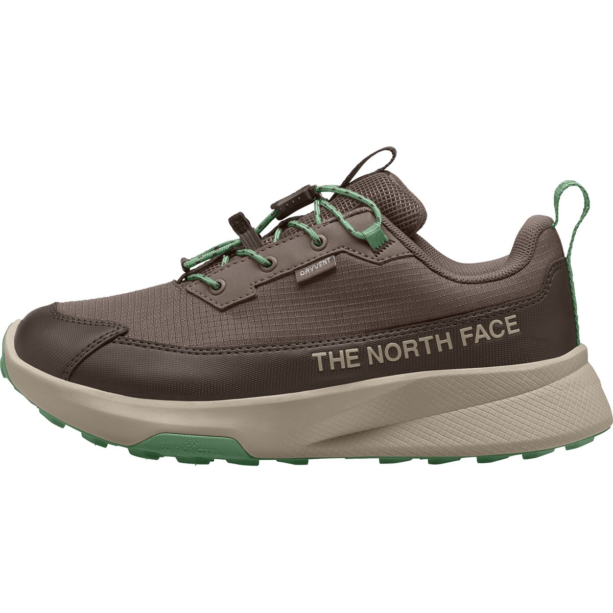 Image of The North Face Fastpack II Waterproof Hiking Shoe - Kids' Smokey Brown/Dark Chestnut, 12.0