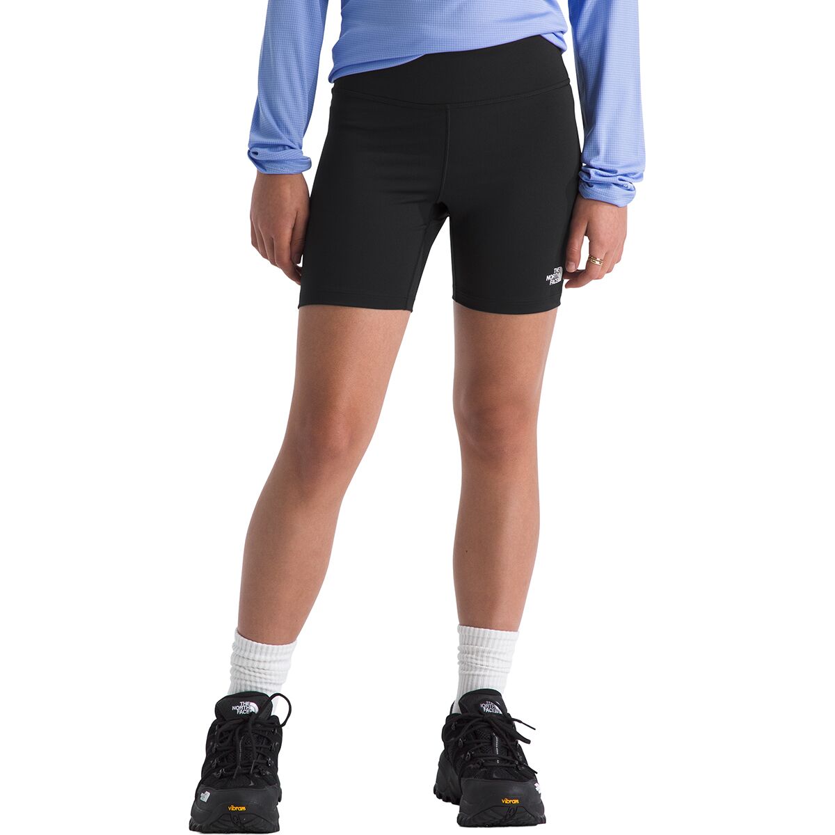 Image of The North Face Flex 5in Tight Short - Girls' TNF Black, M