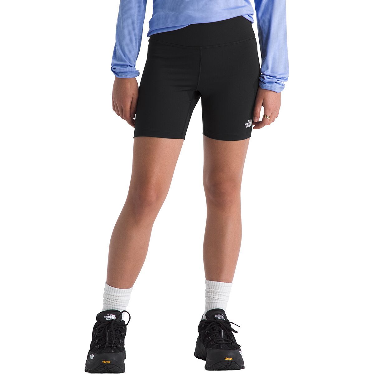 Image of The North Face Flex 5in Tight Short - Girls' TNF Black, XL